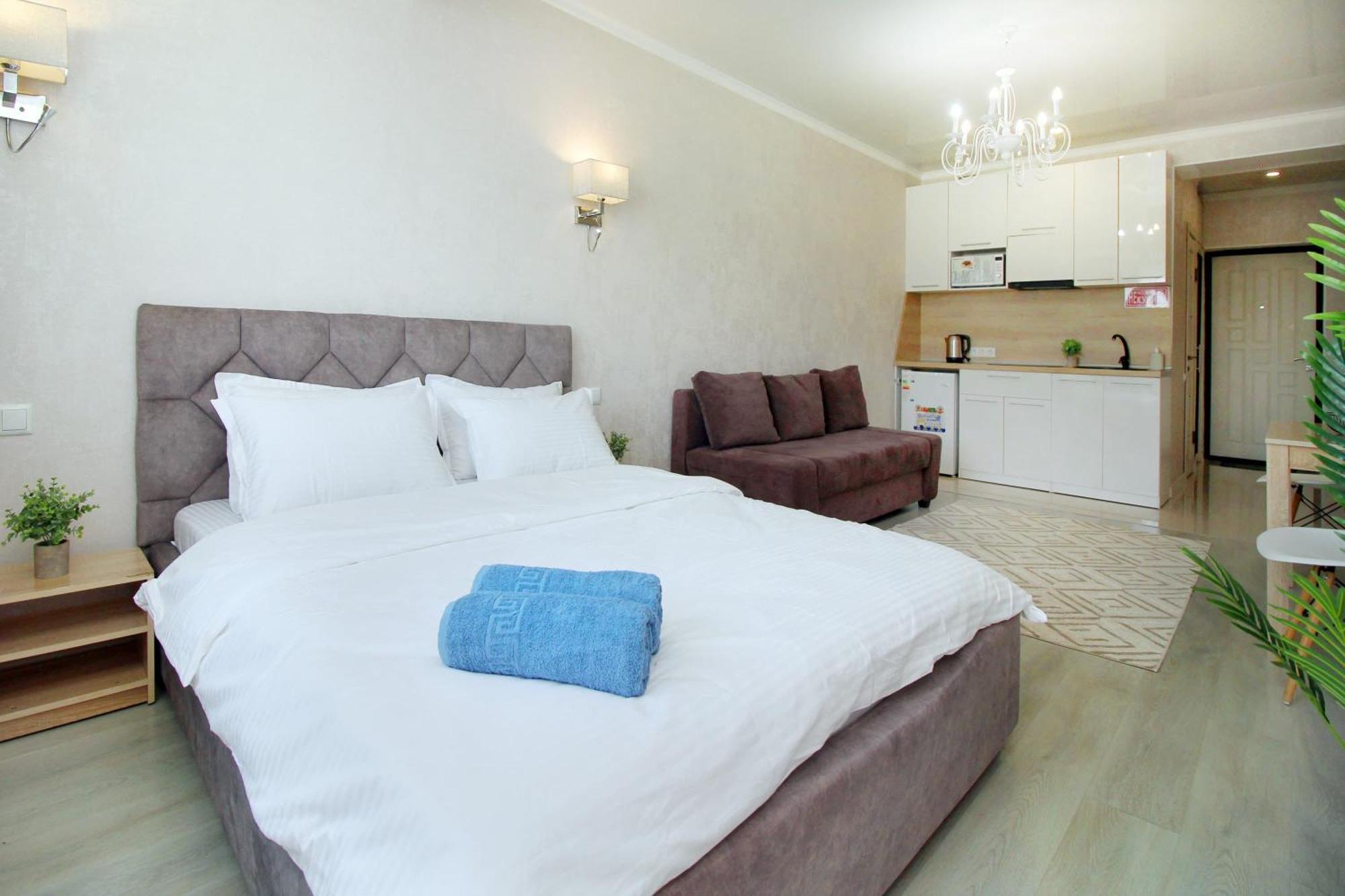 Almaty Cozy Apart Hotel Exterior foto